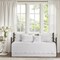 6-Piece Farmhouse Daybed Bedding Set with Quilted Cover and Shams, Bed skirt & Pillow